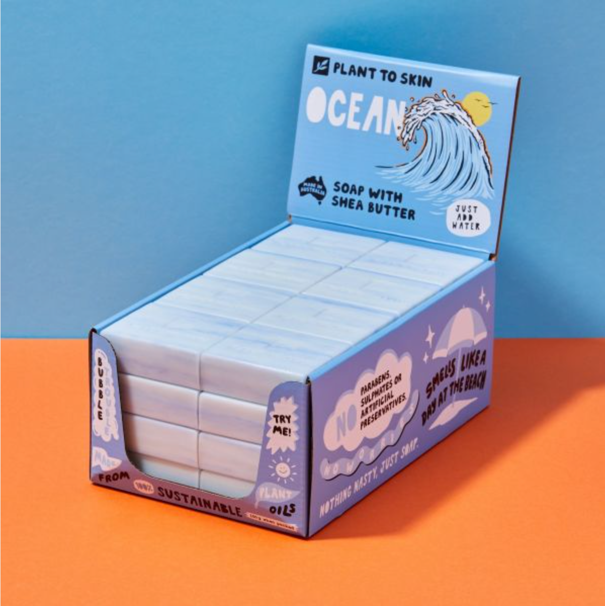 Plant to Skin Ocean Soap 32x100g Carton