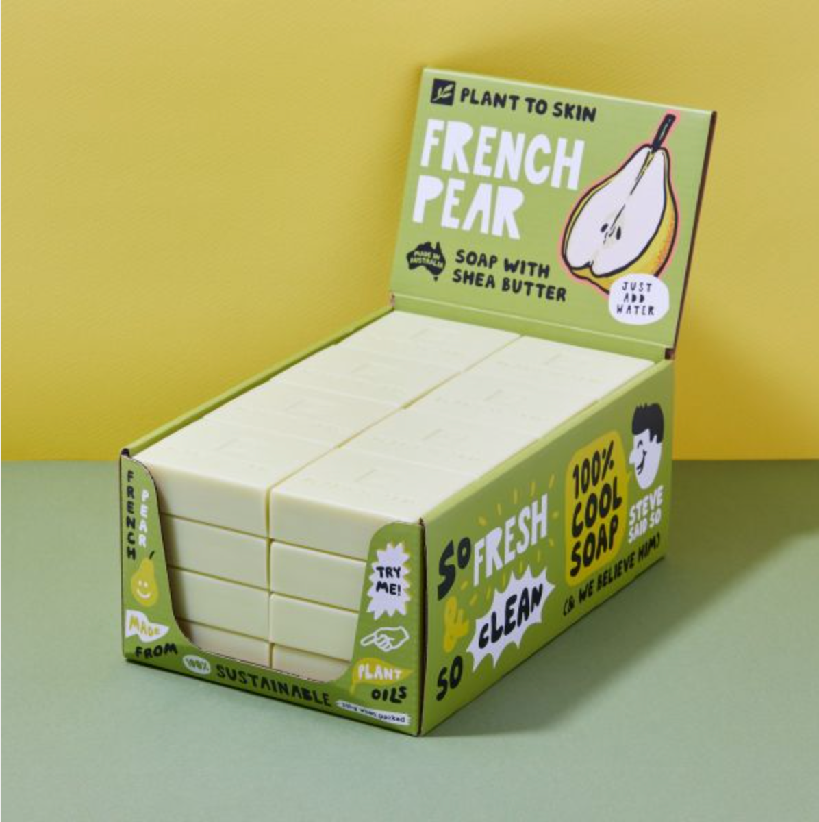 Plant to Skin French Pear Soap 32x100g Carton