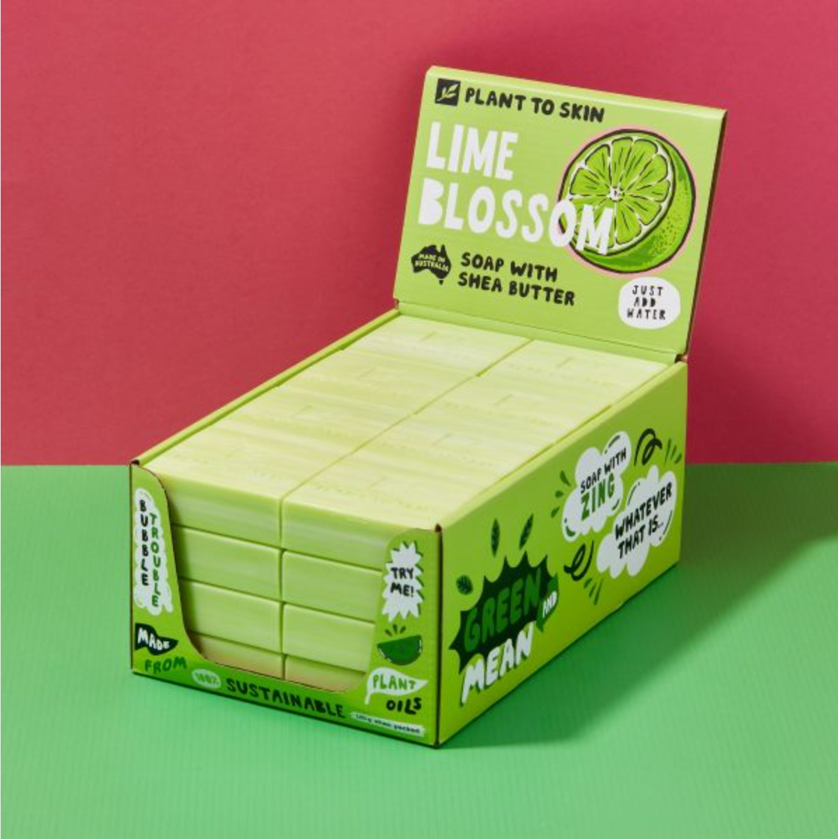 Plant to Skin Lime Blossom Soap 32x100g Carton