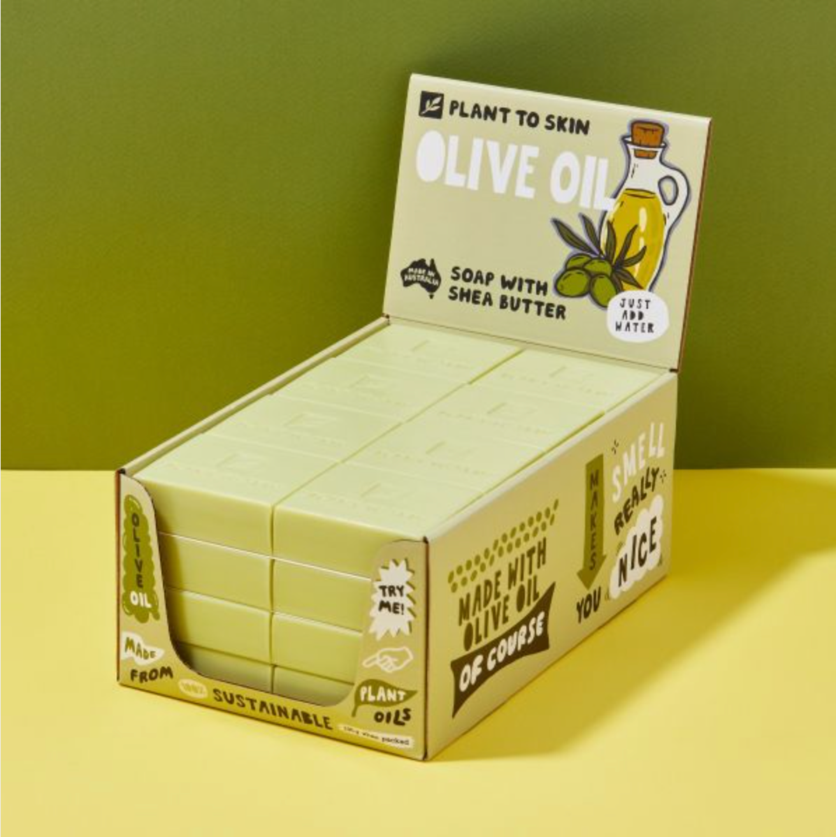 Plant to Skin Olive Soap 32x100g Carton